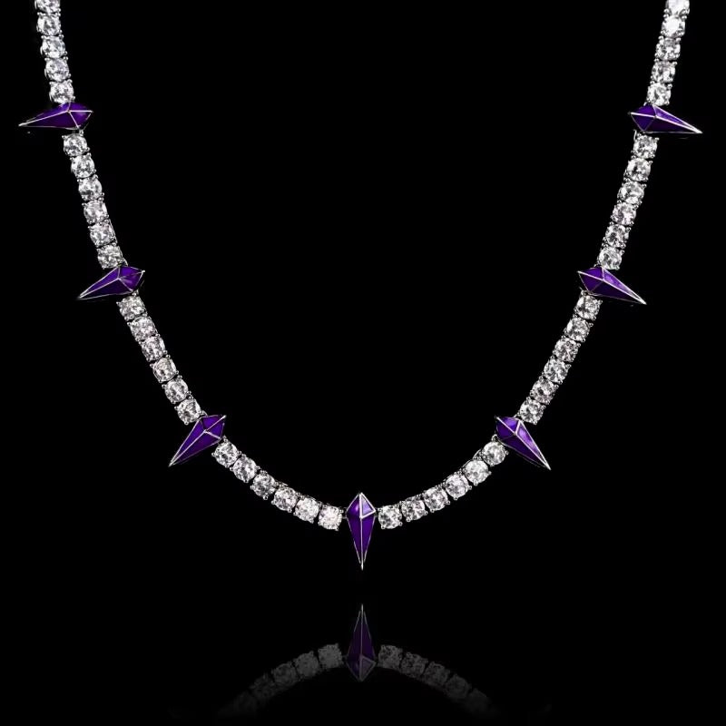 ICED OUT BLACK PANTHER PREMIUM S925 SILVER NECKLACE