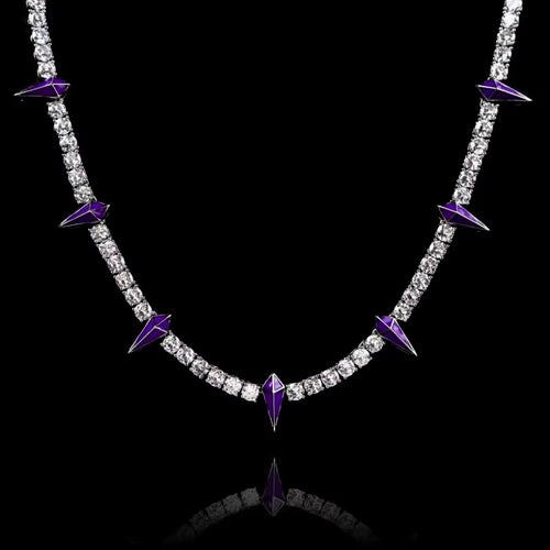 ICED OUT BLACK PANTHER PREMIUM S925 SILVER NECKLACE