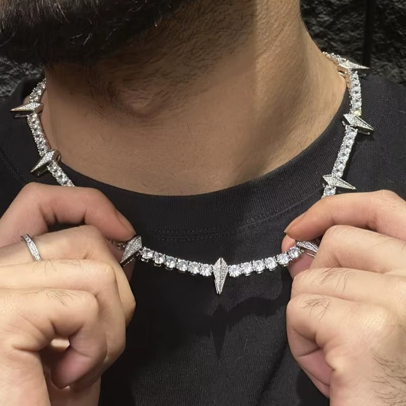 ICED OUT BLACK PANTHER PREMIUM S925 SILVER NECKLACE