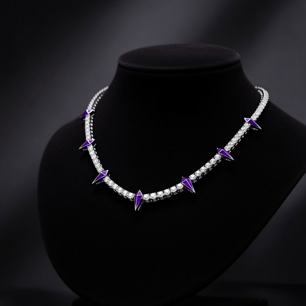 ICED OUT BLACK PANTHER PREMIUM S925 SILVER NECKLACE